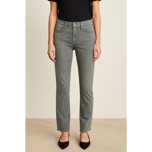 MOTHER Women's Straight Leg Jeans in Gray